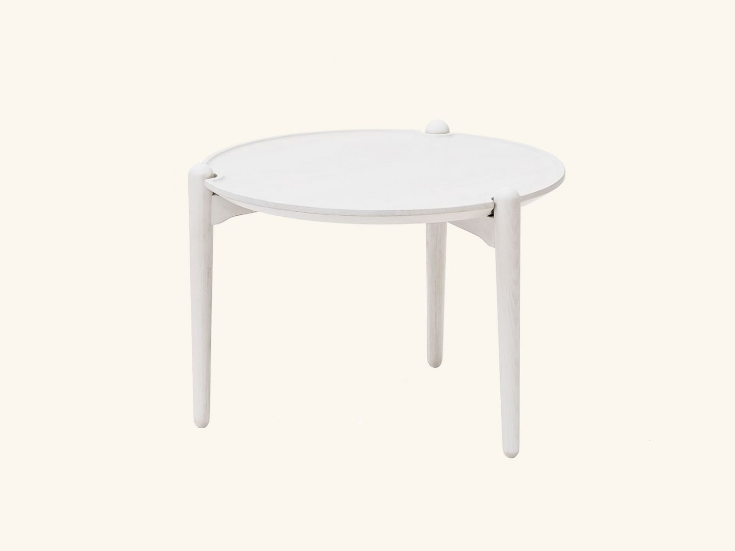 Aria Table Low, White Grey