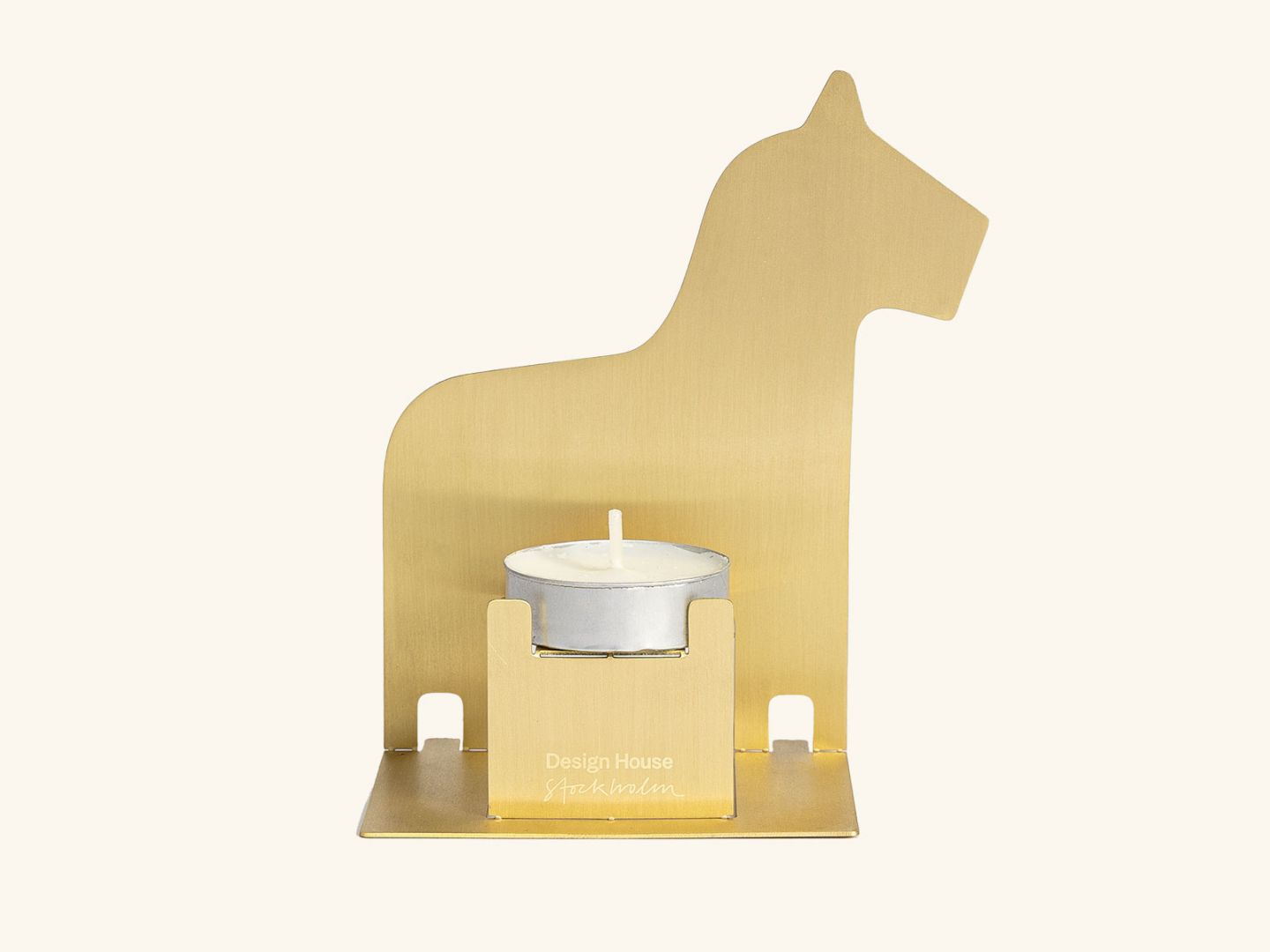 Pop-Up Candle Holder Darlecalia Horse, Brass