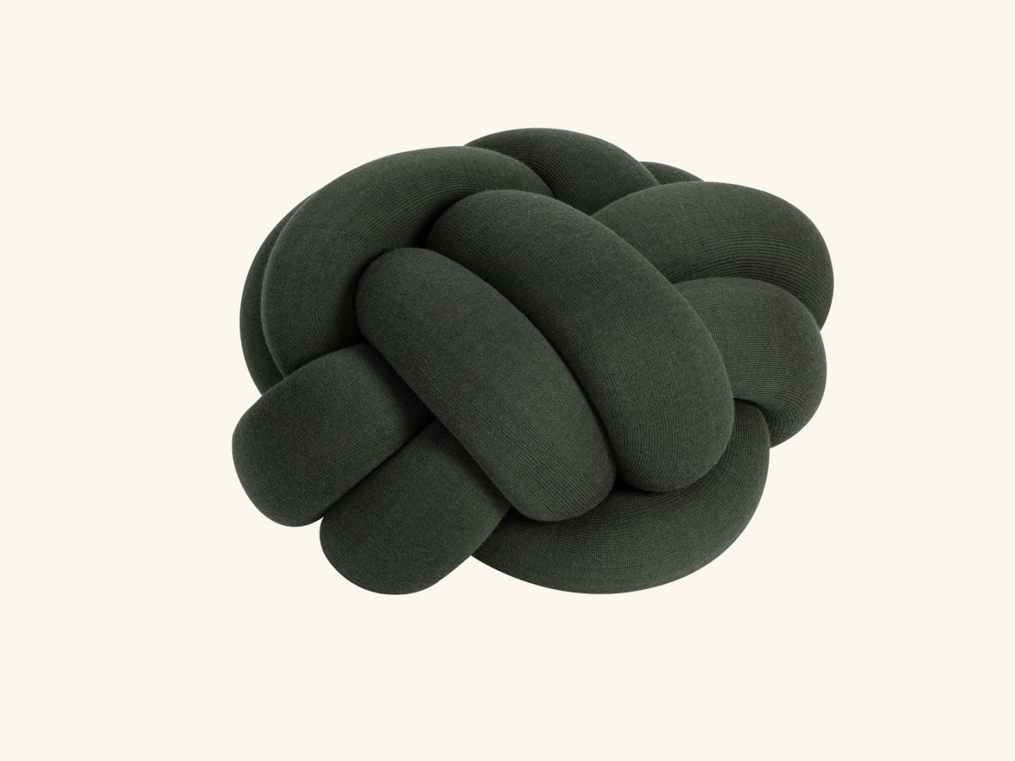 Knot cushion medium Forest Green