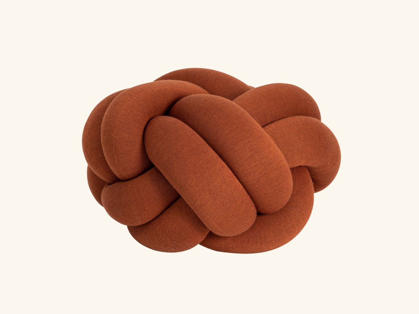 Knot cushion medium Ochre