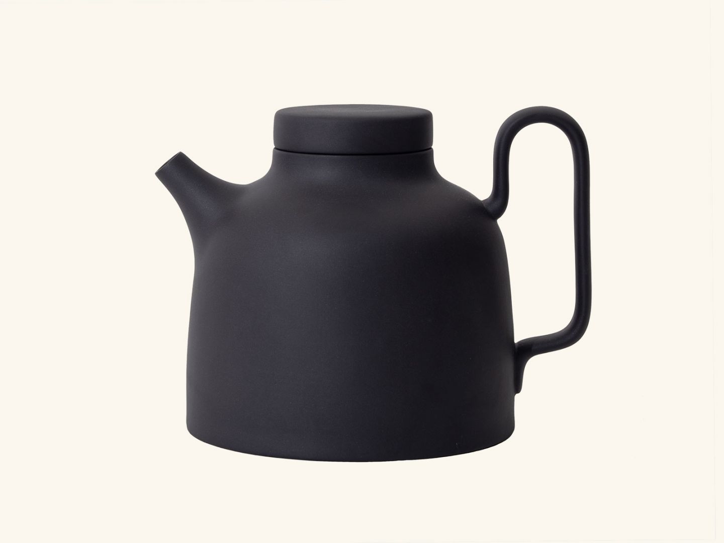 Sand Secrets Tea Pot, Black Clay