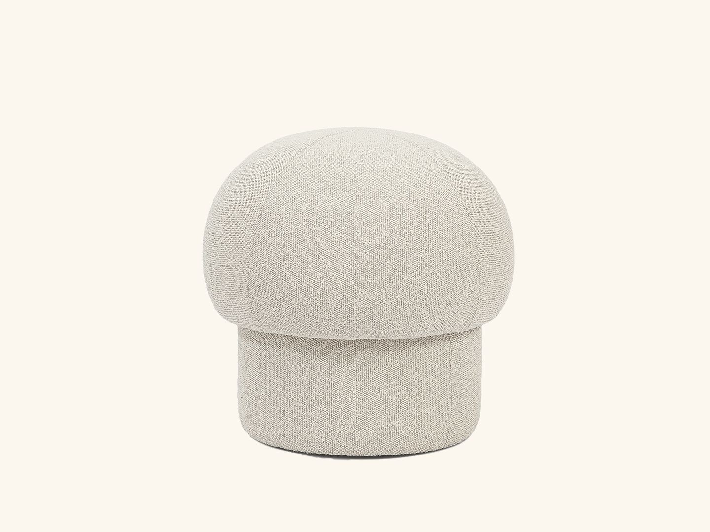 Uno Pouf, 50 cm, Cream