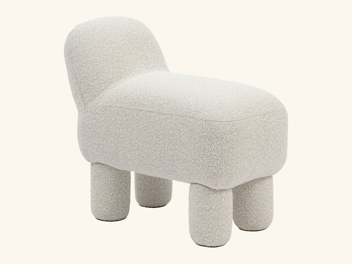 Lulu Pouf, Cream